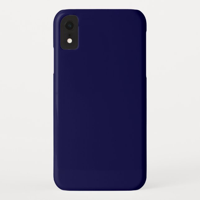 Capa Para iPhone, Case-Mate Cor sólida: Marinho azul (Verso)