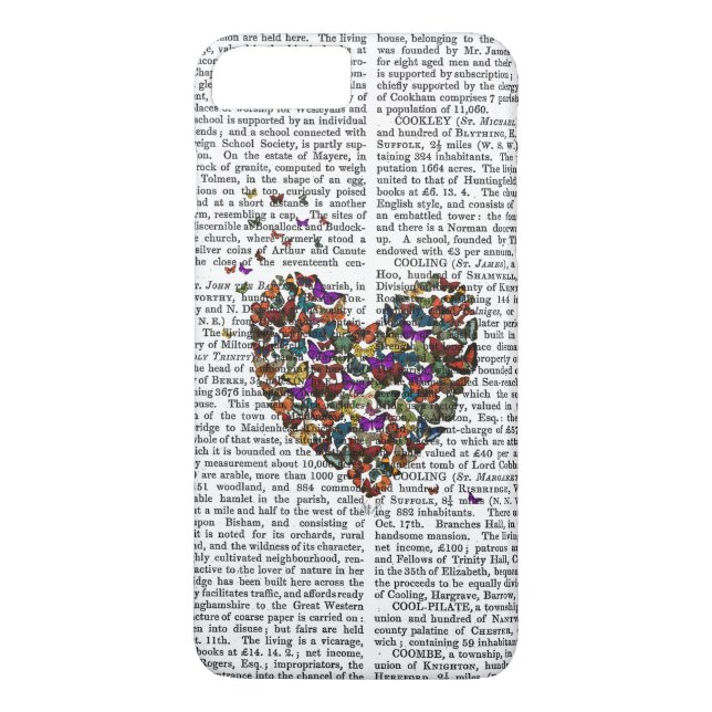 Capa Para iPhone, Case-Mate Coração da Borboleta (Verso)