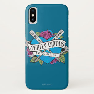 Capa Para iPhone X Coração da sala de estar do tatuagem do suicídi