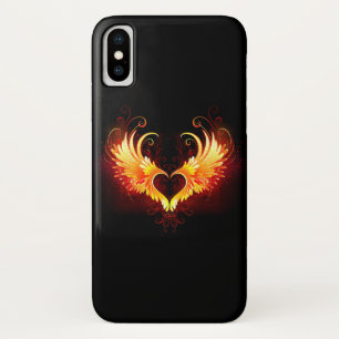 Capa Para iPhone Da Case-Mate Coração do Anjo Fogo com Asas