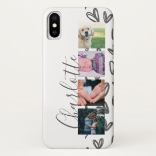 Capa Para iPhone Da Case-Mate Corações Personalizadas de Cinzas Personalizáve