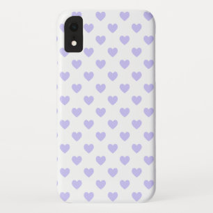 Capa Para iPhone XR Corações roxos das bolinhas