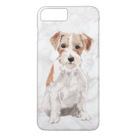 Cores d'água de Jack Russel, Cabeado, Cute