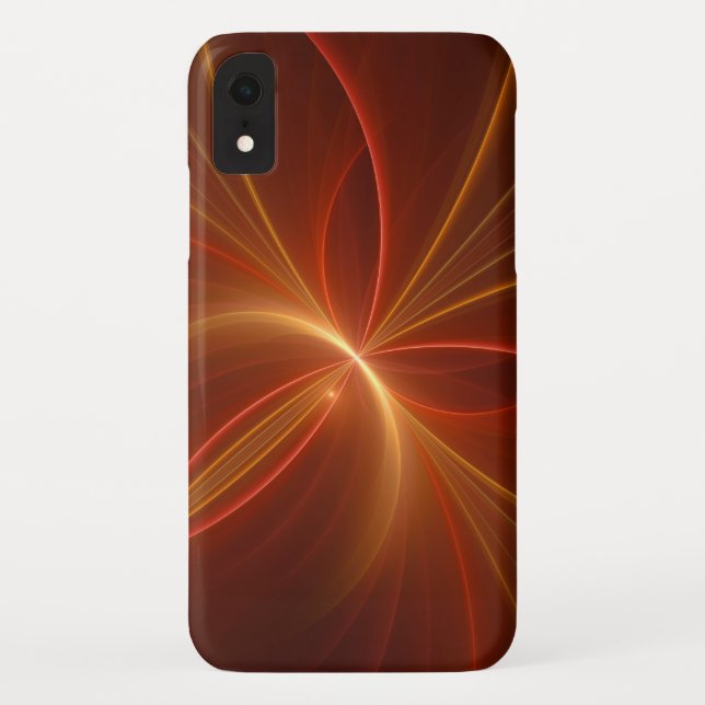Capa Para iPhone, Case-Mate Cores Quentes Modernas de Arte Fractal Mística Abs (Verso)