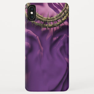 Capa Para iPhone Da Case-Mate Coroa de Cornos na Design de Roupa Roxa