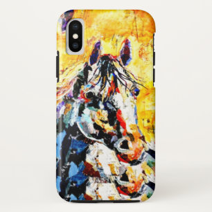 Capa Para iPhone X Corrida de cavalos