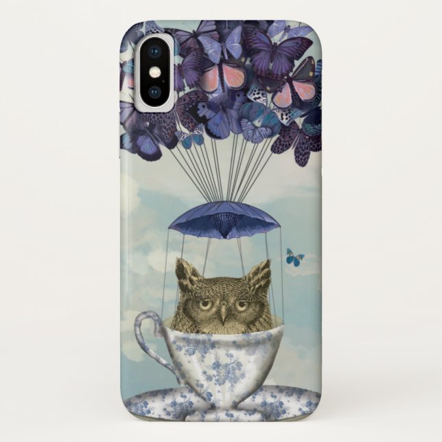 Capa Para iPhone, Case-Mate Coruja No Teacup 2 (Verso)
