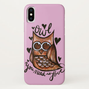 Capa Para iPhone Da Case-Mate Coruja que você precisa é trabalho de arte corujas