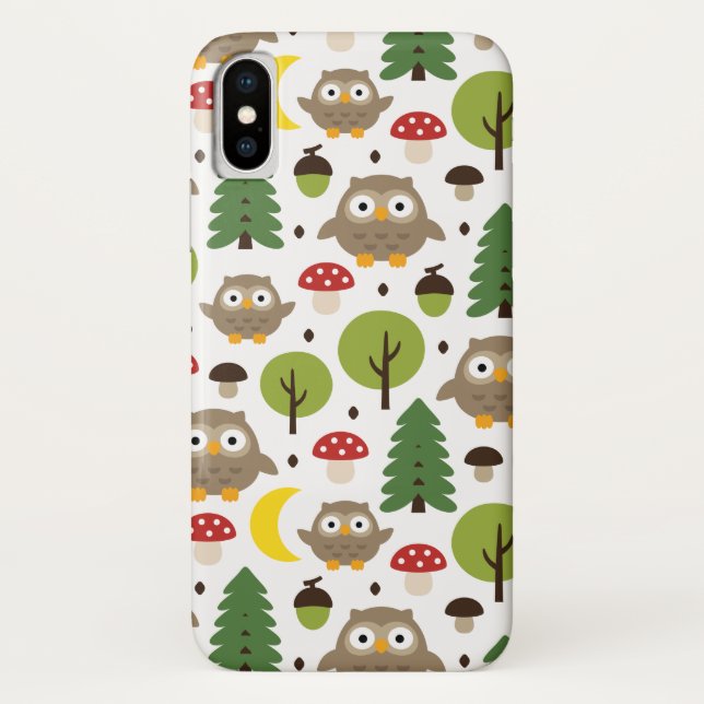 Capa Para iPhone, Case-Mate Corujas Na Floresta (Verso)