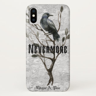 Capa Para iPhone Da Case-Mate Corvo da aguarela nunca mais