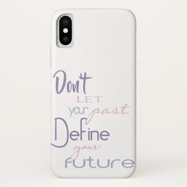 Capa Para iPhone, Case-Mate Cotação Inspirativa - Defina o seu futuro (Verso)