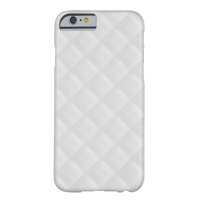 Capa Para iPhone, Case-Mate Couro acolchoado branco (Verso)