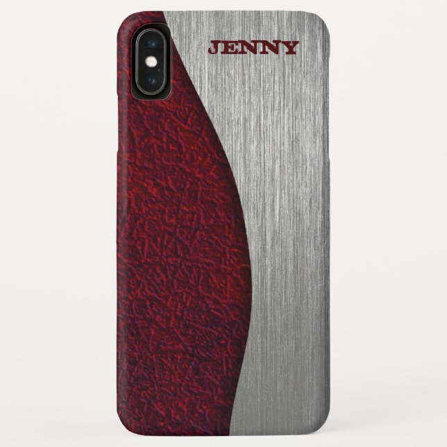 Capa Para iPhone, Case-Mate Couro E Metais (Verso)