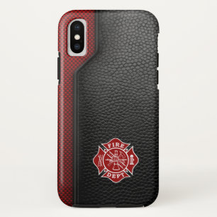 Capa Para iPhone Da Case-Mate Couro Impresso do Bombeiro