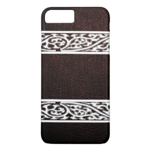 Capa iPhone 8 Plus/7 Plus Couro moderno de Brown