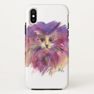 Capa Para iPhone Da Case-Mate COZINHA RÚPIDA,RETRATO DE GATO KITTY, Branco