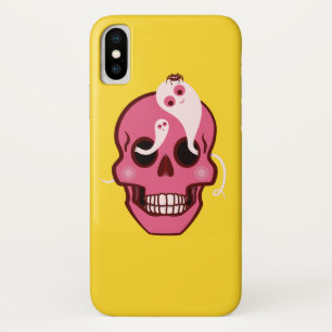 Capa Para iPhone Da Case-Mate Crânio Cortês Com Aranha E Fantasmas Nos Soquete