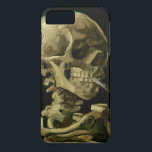 Capa iPhone 8 Plus/7 Plus Crânio de Van Gogh | com cigarro ardente | 1886<br><div class="desc">O "crânio de um esqueleto com cigarro ardente" foi terminado por Vincent van Gogh em 1886</div>