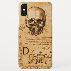 CAPA PARA iPhone XS MAX CRÂNIO E DENTES, CLÍNICA DENTAL, MONOGRAMA DENTIST