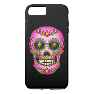 Capa Para iPhone Da Case-Mate Crânio Magenta Floral