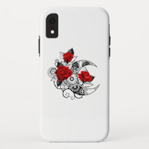 Capa Para iPhone Da Case-Mate Crescente Mecânico com Rosas vermelhas