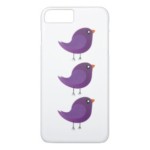 Capa iPhone 8 Plus/7 Plus Crianças, passarinho fofo