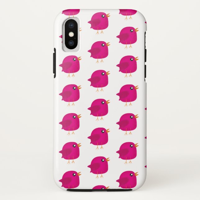 Capa Para iPhone, Case-Mate Crianças, passarinho fofo (Verso)