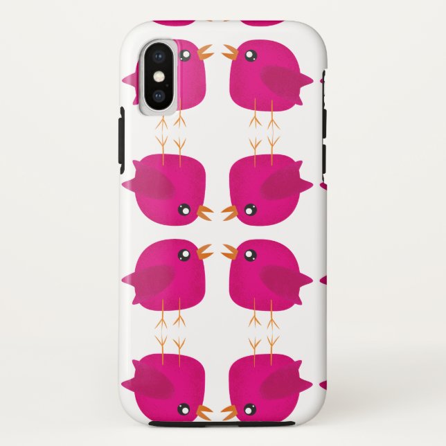 Capa Para iPhone, Case-Mate Crianças, passarinho fofo (Verso)
