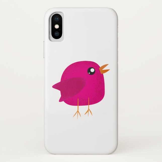 Capa Para iPhone, Case-Mate Crianças, passarinho fofo (Verso)