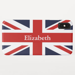 Capa Para iPhone Da Case-Mate Criar seu próprio Union Jack vermelho