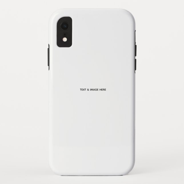 Capa Para iPhone, Case-Mate Crie o seu próprio branco (Verso)