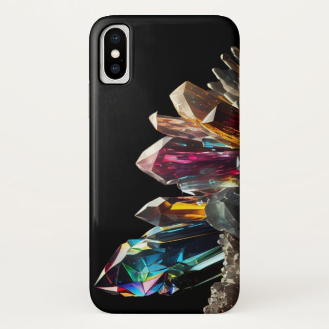 Capa Para iPhone, Case-Mate Cristais para cicatrização de pérolas de pérolas d (Verso)
