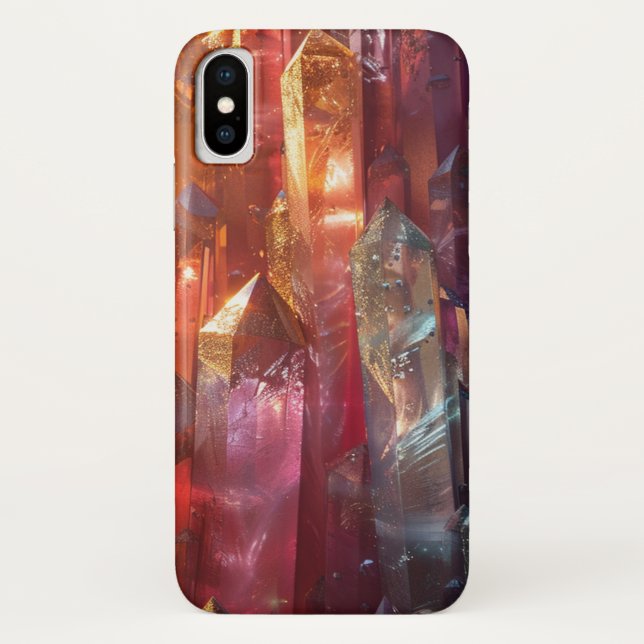 Capa Para iPhone, Case-Mate Cristais para cicatrização de pérolas de pérolas d (Verso)