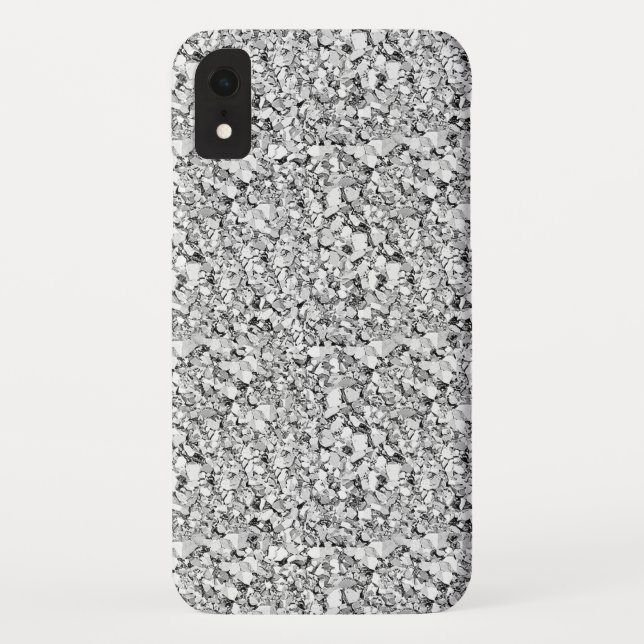 Capa Para iPhone, Case-Mate Cristal Druzy - cor de ouro branco (Verso)