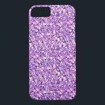 Capa iPhone 8/7 Cristal Druzy - orquídea leve<br><div class="desc">Imagem digitalmente melhorada de cristais de quartzo druzy em orquídea metálica leve</div>
