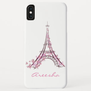 Capa Para iPhone Da Case-Mate Custom Chic Watercolor Eiffel Tower Paris França