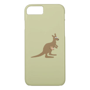 Capa iPhone 8/7 Cute Kangaroo e Joey