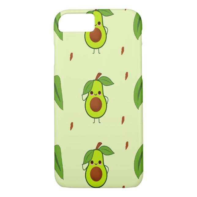 Capa Para iPhone, Case-Mate Cute kawaii avocado (Verso)