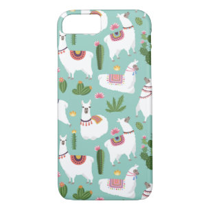 Capa iPhone 8/7 Cute Llamas
