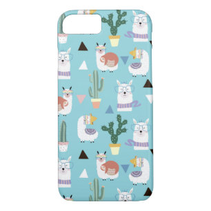 Capa iPhone 8/7 Cute Llamas