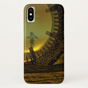 Capa Para iPhone X CYBORG TITAN,DESERT HYPERION Science Ficfi