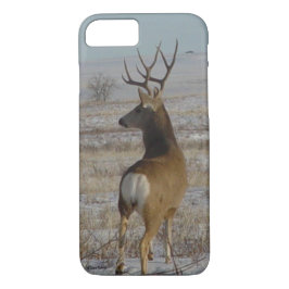Capa Para iPhone Da Case-Mate D20 Mule Deer Buck na neve