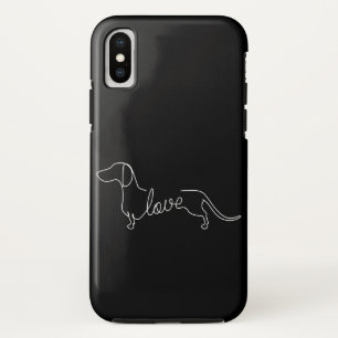 Capa Para iPhone Da Case-Mate Dachshund Chiweenie Wiener Dog Sketch de Arte de A