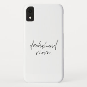 Capa Para iPhone Da Case-Mate Dachshund - Citação da Mãe Desenhada À Mão