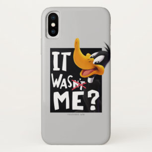 Capa Para iPhone X DAFFY DUCK™ - Não fui eu / fui eu