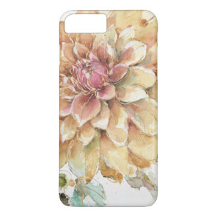 Capa iPhone 8 Plus/7 Plus Dália alaranjada