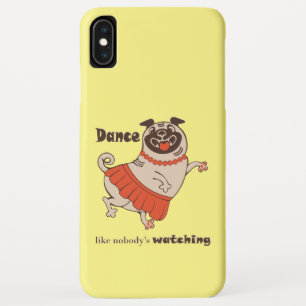 Capa Para iPhone Da Case-Mate Dança como se ninguém estivesse assistindo Pug Gir