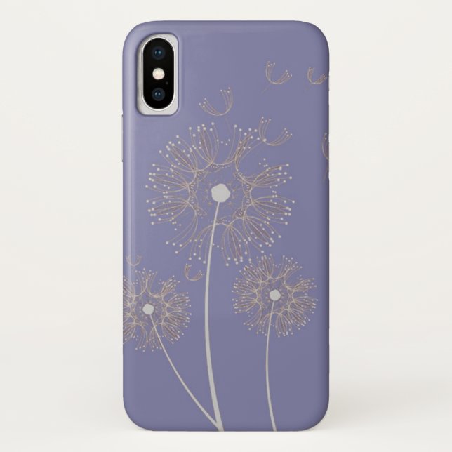 Capa Para iPhone, Case-Mate Dandelion Ao Vento Artístico e Bonito (Verso)
