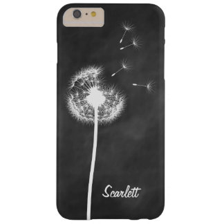 Capa Barely There Para iPhone 6 Plus Dandelion Monograma Chalkboard iPhone 6/6s Plus