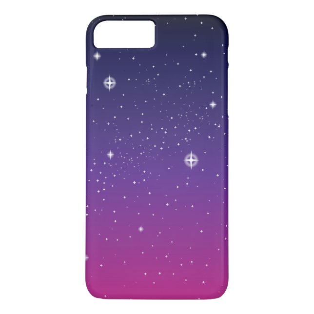 Capa Para iPhone, Case-Mate Dark Purple Starry Night Sky (Verso)